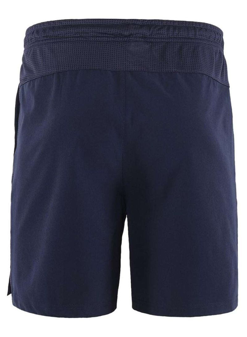 ARSUXEO Breathable Mid Rise Casual Shorts Dark Blue - Image 4