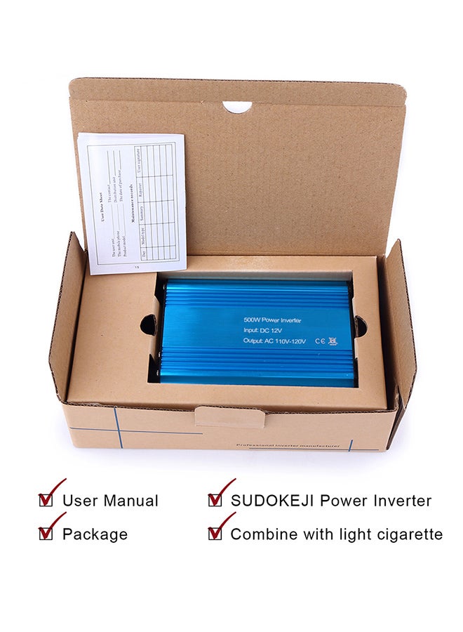 Generic Solar Power Inverter With Dual USB Interface For Car  - Image 2