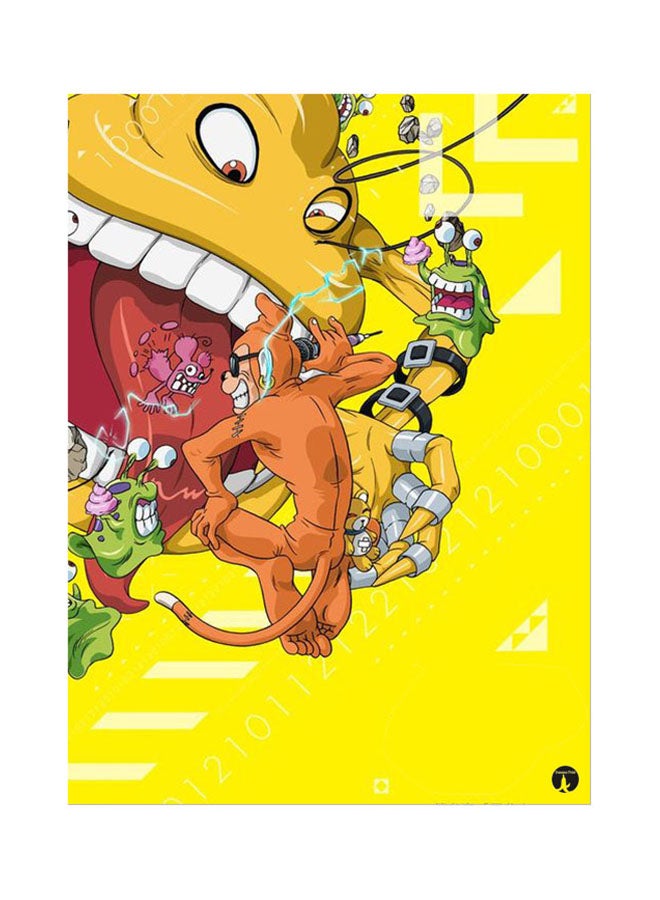 BP The Anime Digimon Mouse Pad Yellow