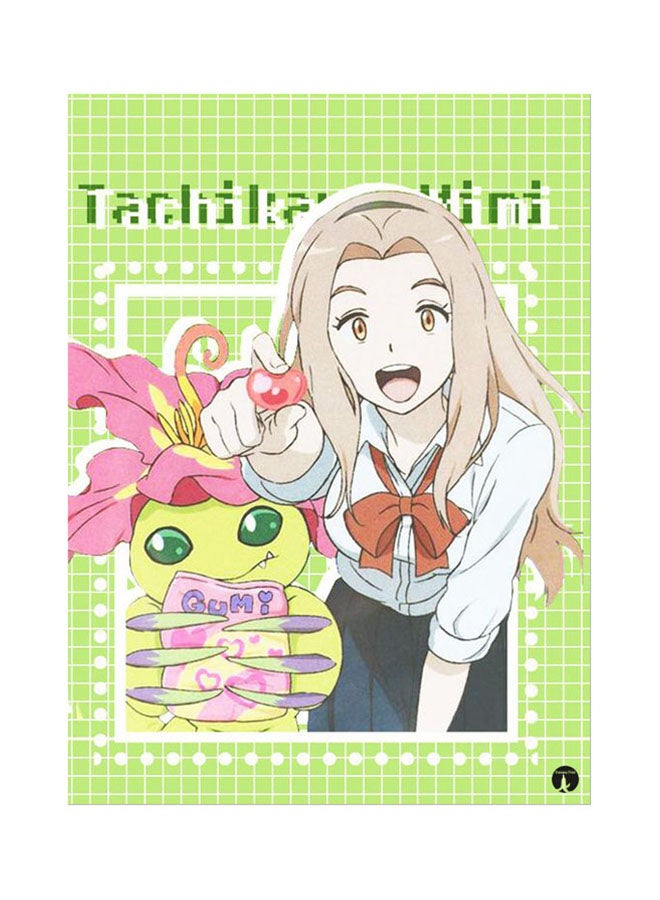 The Anime Digimon Mouse Pad Green