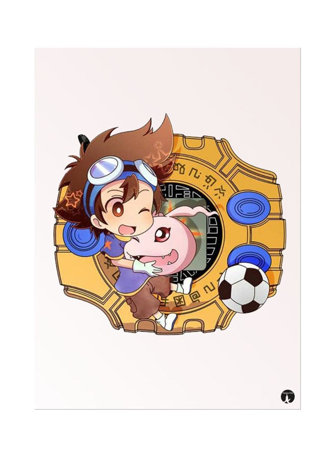 BP The Anime Digimon Printed Mouse Pad Multicolour
