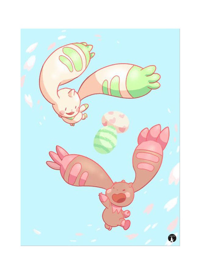 بي بي وسادة ماوس بطبعة من مسلسل الرسوم المتحركة ديجمون أزرق