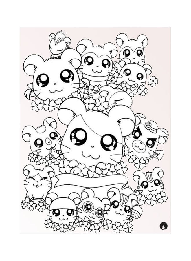 BP The Anime Hamtaro Printed Mouse Pad Multicolour