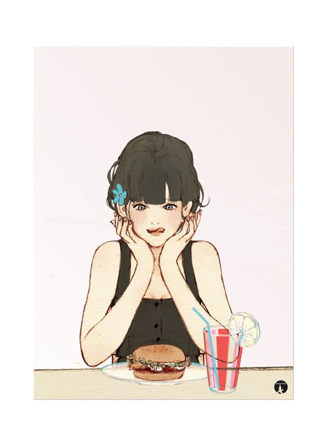 BP Korean Art Mouse Pad Pink