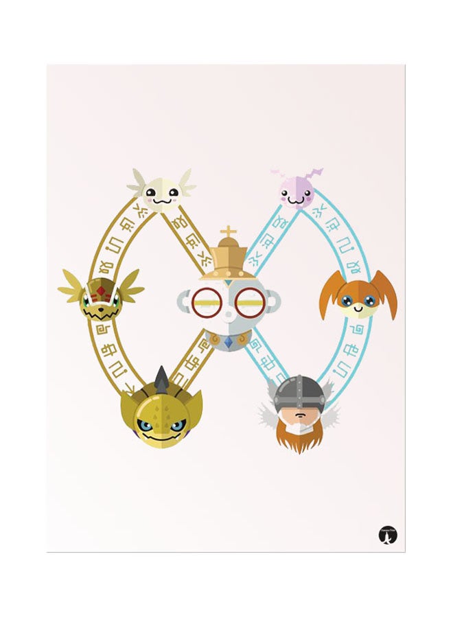 BP The Anime Digimon Mouse Pad Pink