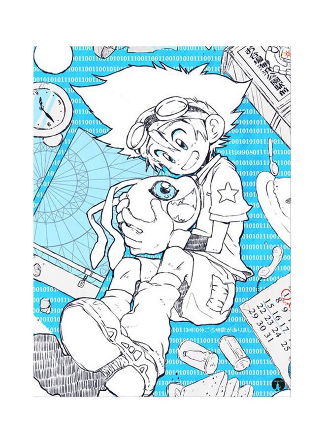 BP The Anime Digimon Mouse Pad Blue