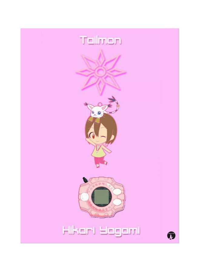 BP The Anime Digimon Mouse Pad Pink