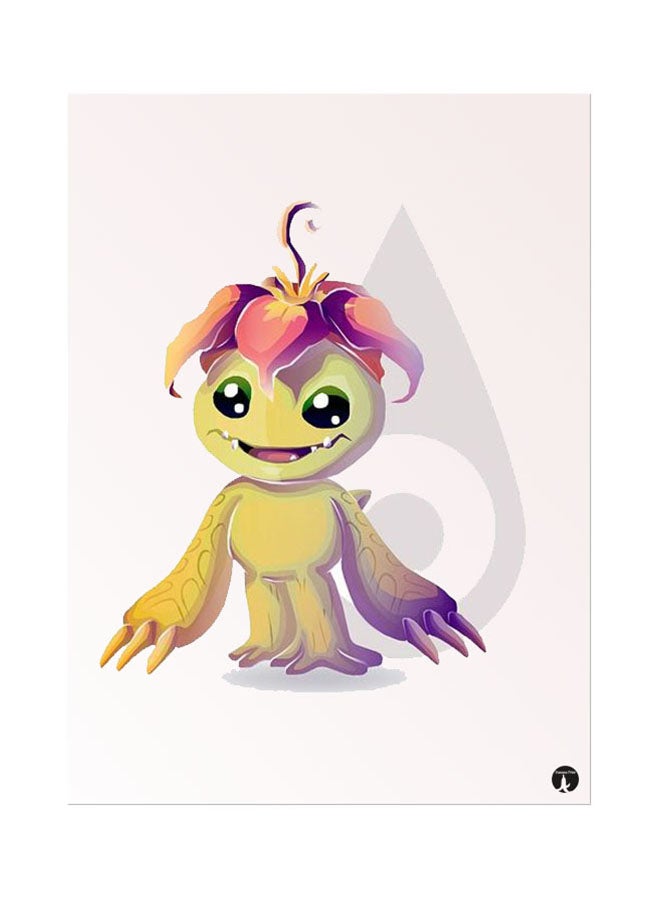 بي بي وسادة ماوس بطبعة من مسلسل الرسوم المتحركة ديجمون وردي