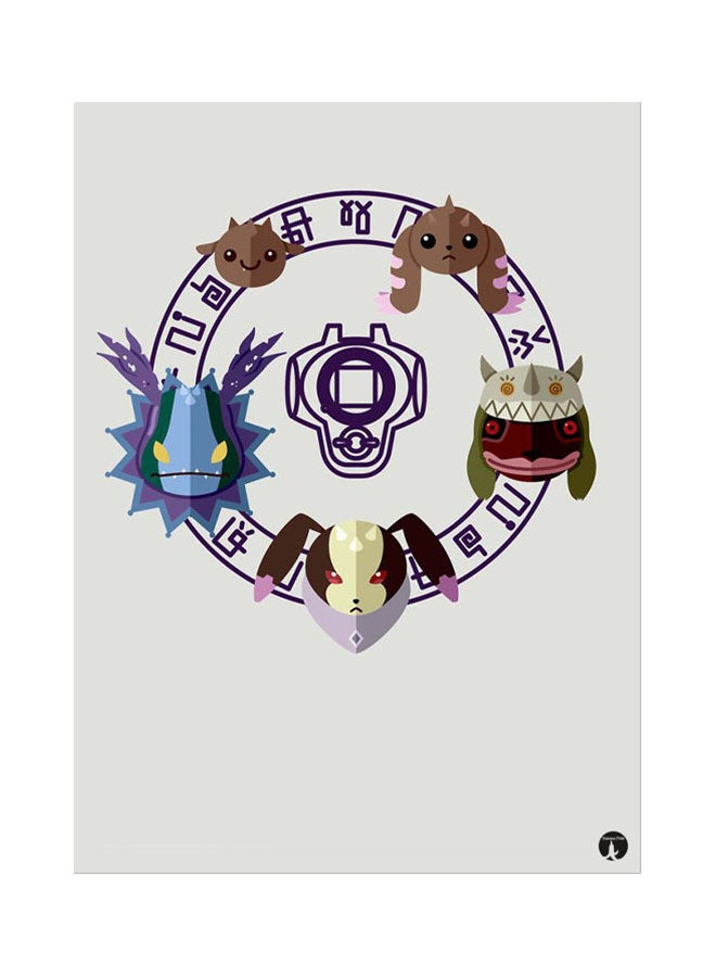 BP The Anime Digimon Mouse Pad Multicolour