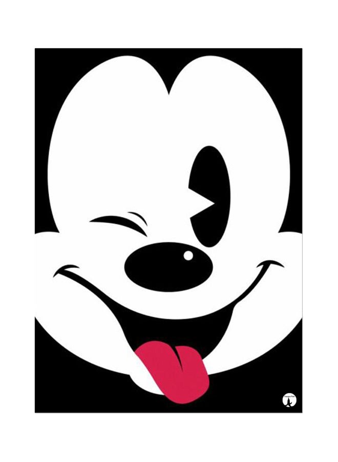 BP Disney Mickey Mouse Printed Pad Black/White/Pink