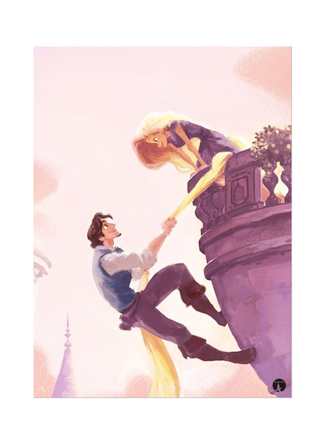 BP Disney Rapunzel Printed Mouse Pad Multicolour