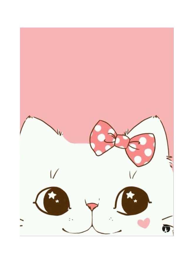 BP A Cat Mouse Pad White/Pink