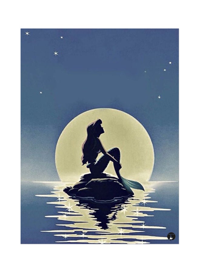 BP Disney Ariel Printed Mouse Pad Blue/Yellow