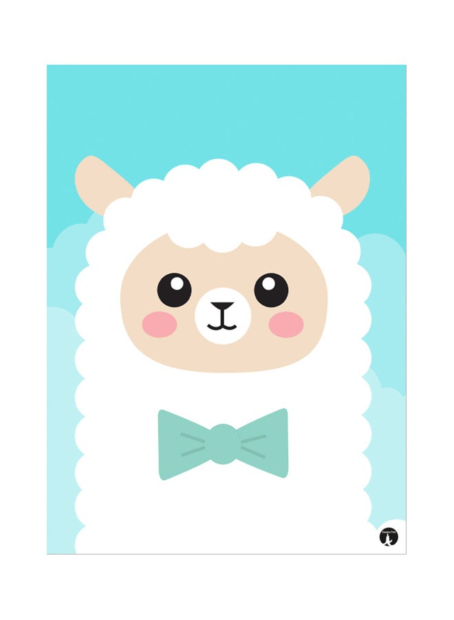 BP An Alpaca Printed Mouse Pad Multicolour