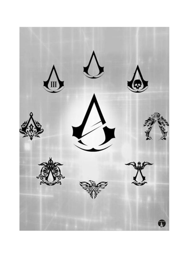 وسادة ماوس بتصميم من لعبة الفيديو Assassin's Creed رمادي
