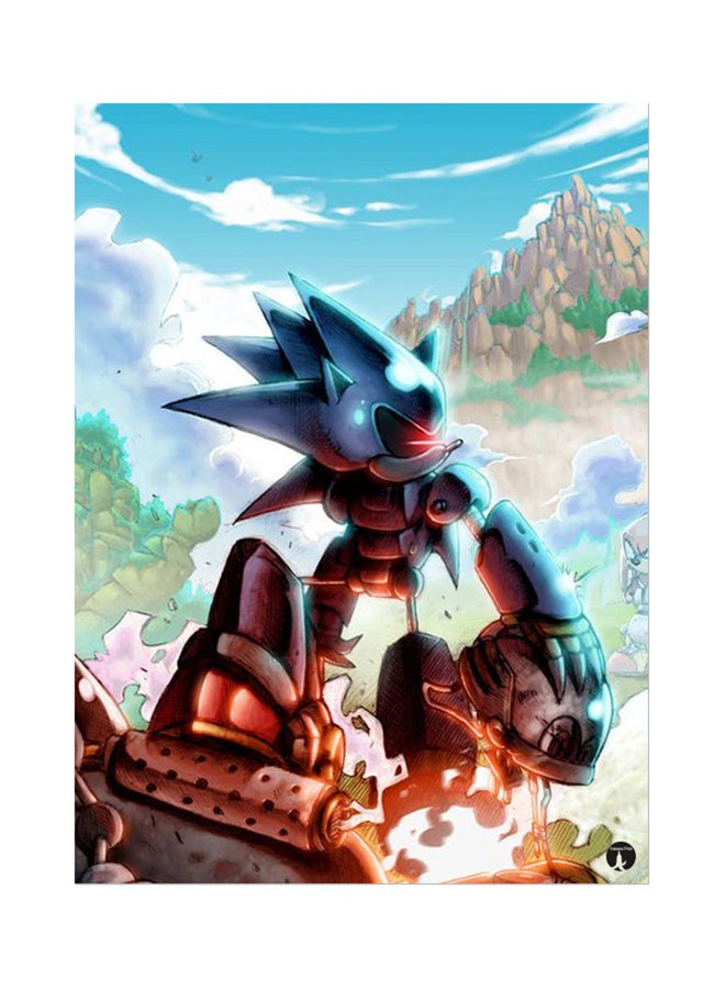 BP The Video Game Sonic Mouse Pad Blue