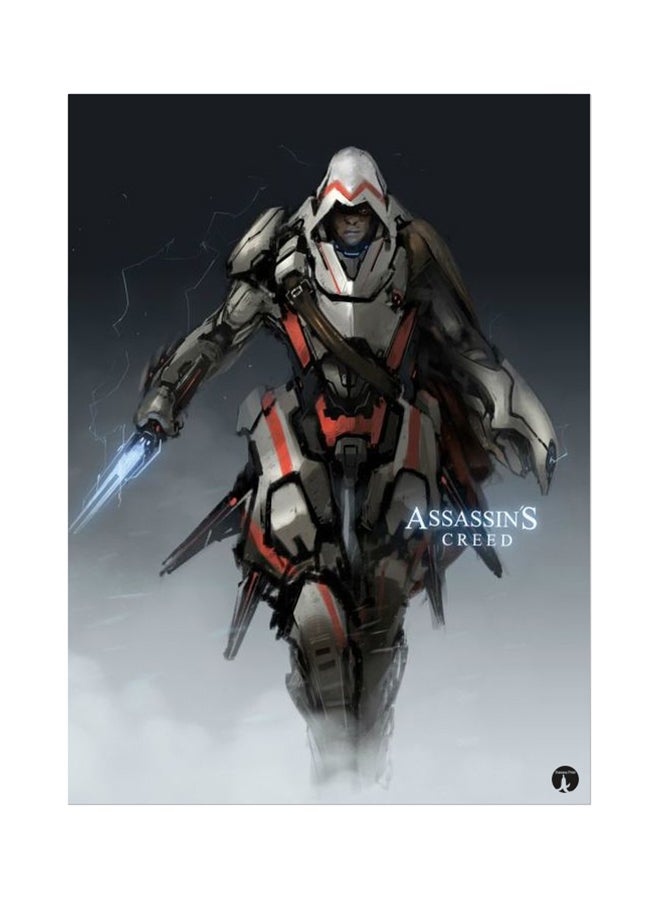 BP The Video Game Assassin'S Creed Printed Mouse Pad Grey/Black/Red