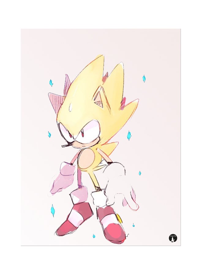 وسادة ماوس بتصميم شخصية لعبة الفيديو Sonic بيج / وردي