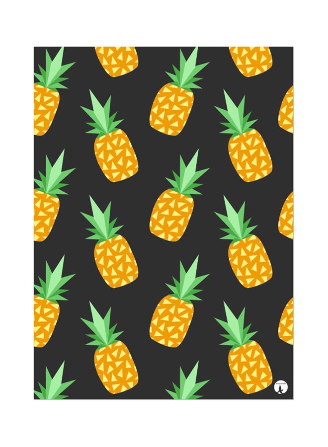 BP Pineapples Mouse Pad Black