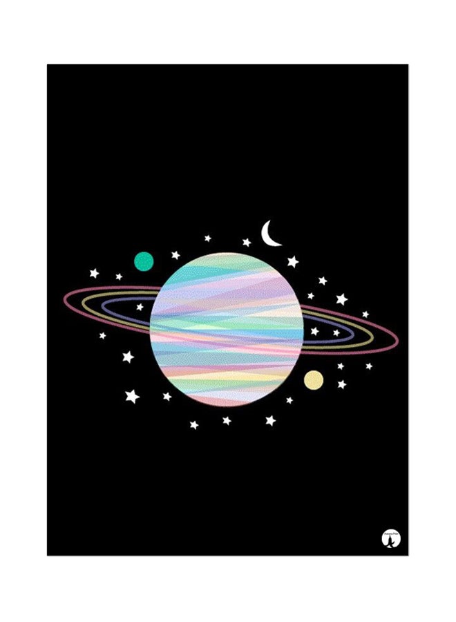 A Planet Mouse Pad Black