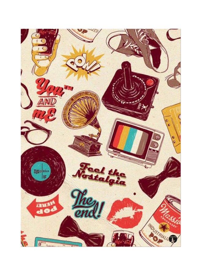 BP Random Things Mouse Pad Beige