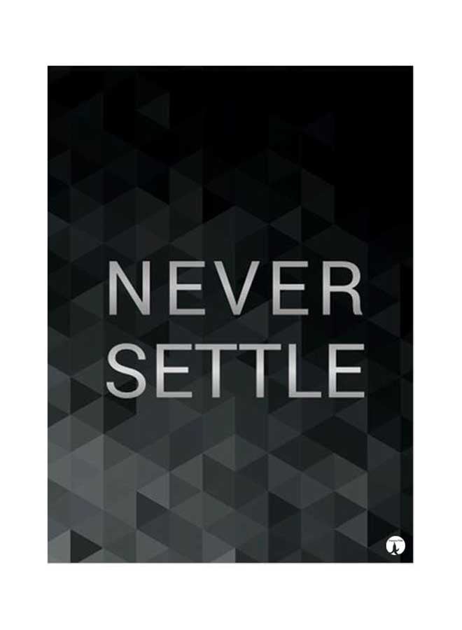 BP English Phrases Printed Mouse Pad Black/Grey