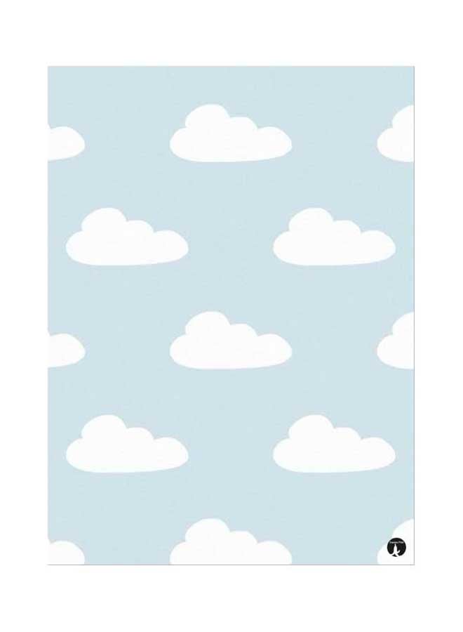 BP Clouds Mouse Pad Blue