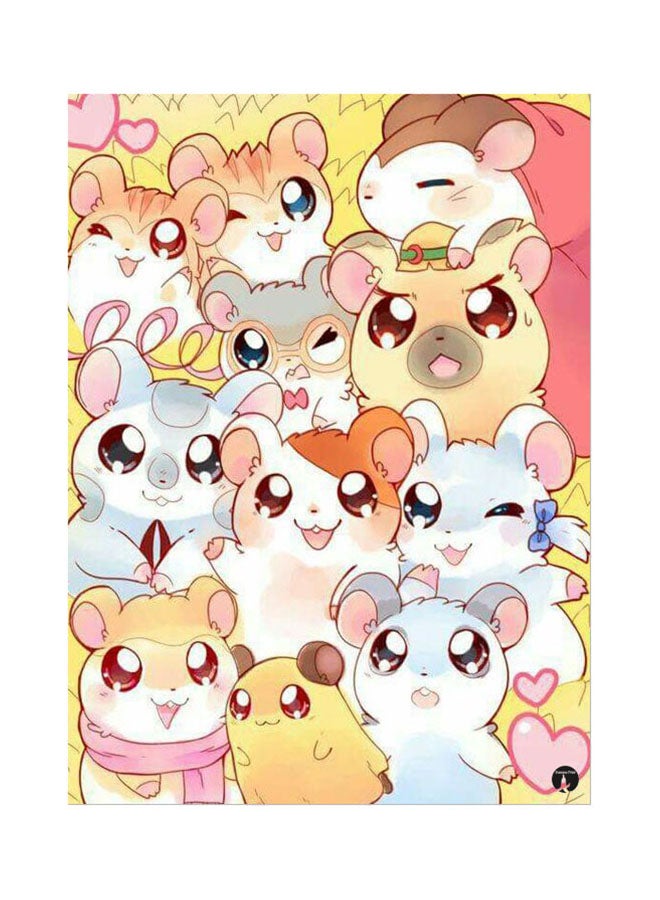 BP The Anime Hamtaro Printed Mouse Pad Multicolour