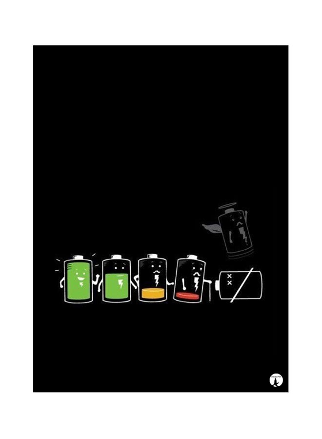 BP Batteries Printed Mouse Pad Black/Green/Yellow
