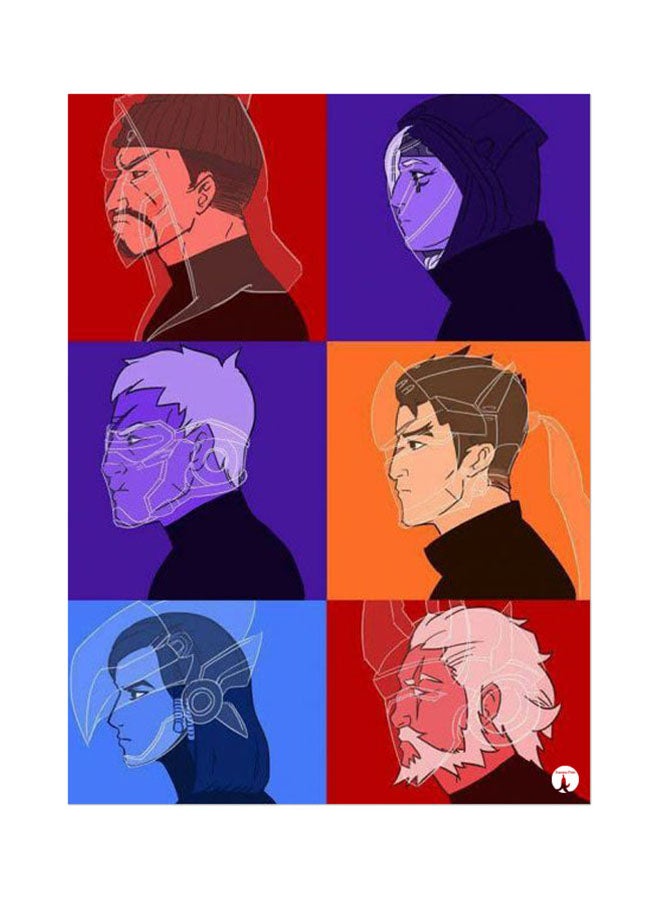 BP The Video Game Overwatch Mouse Pad Multicolour