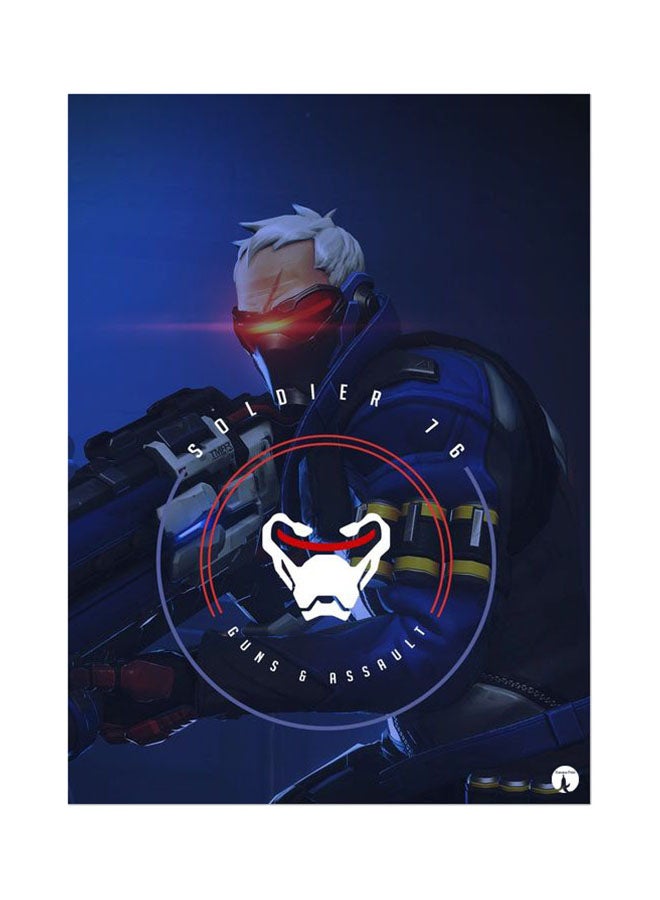 The Video Game Overwatch Printed Mouse Pad Multicolour
