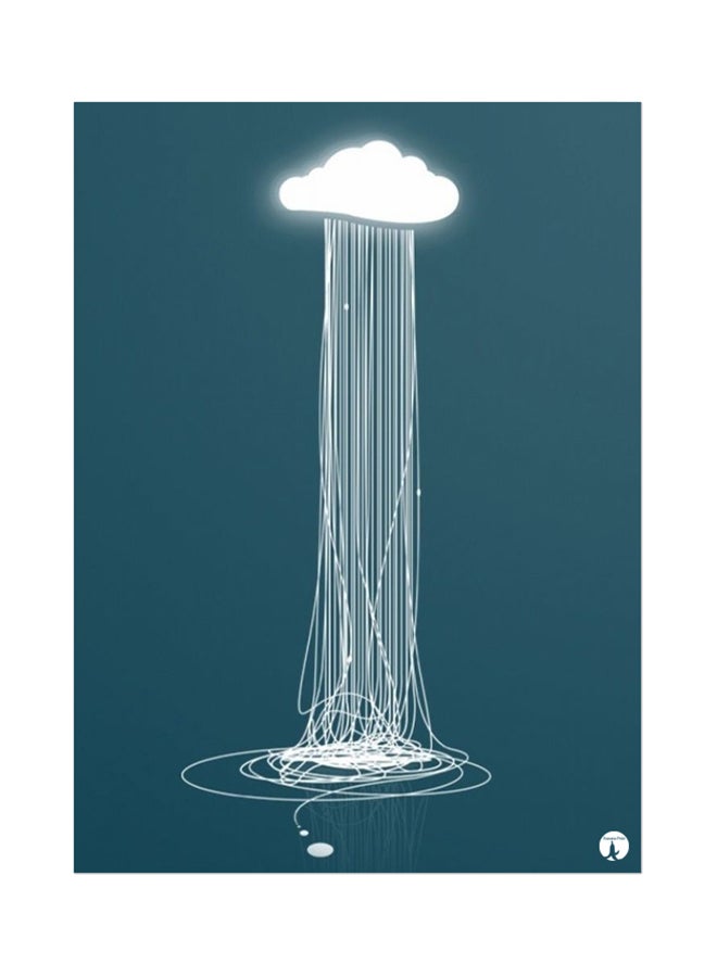 BP Cloud Mouse Pad Blue/White