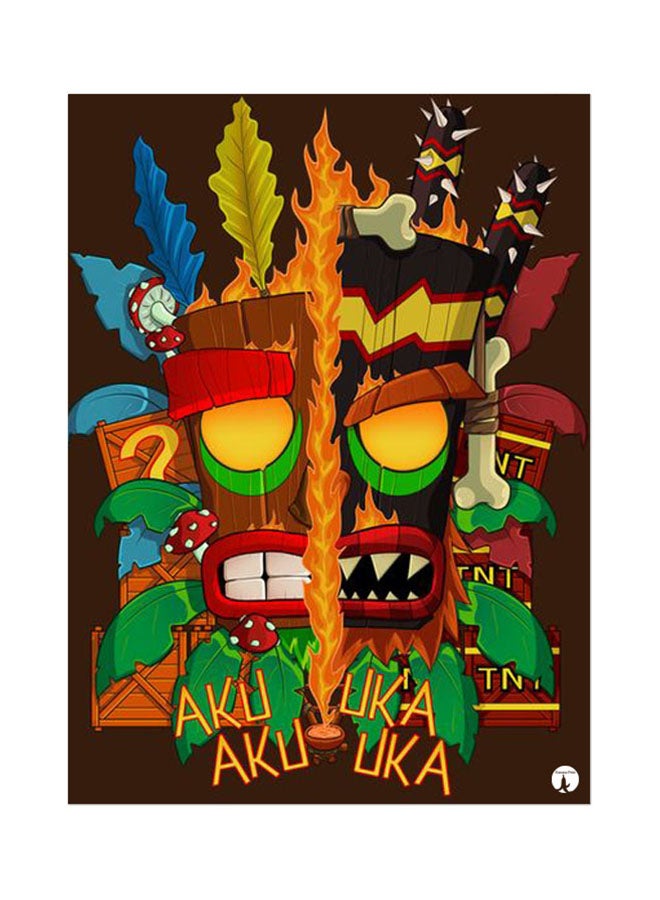 BP The Video Game Crash Printed Mouse Pad Multicolour