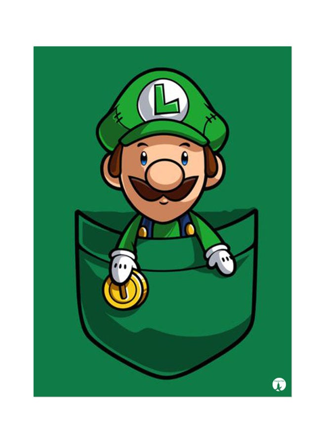 BP The Video Game Super Mario Mouse Pad Green