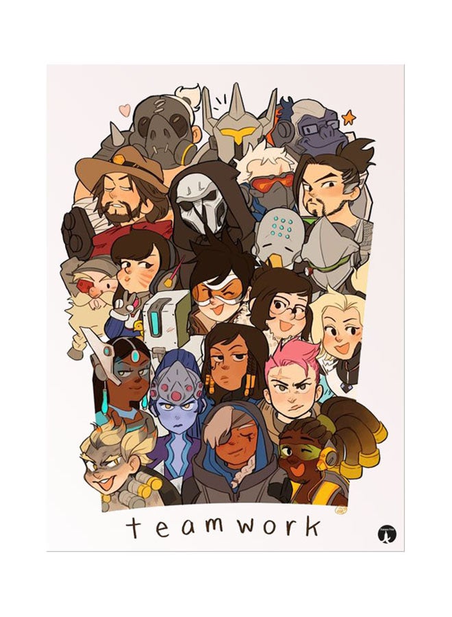 The Video Game Overwatch Mouse Pad Multicolour