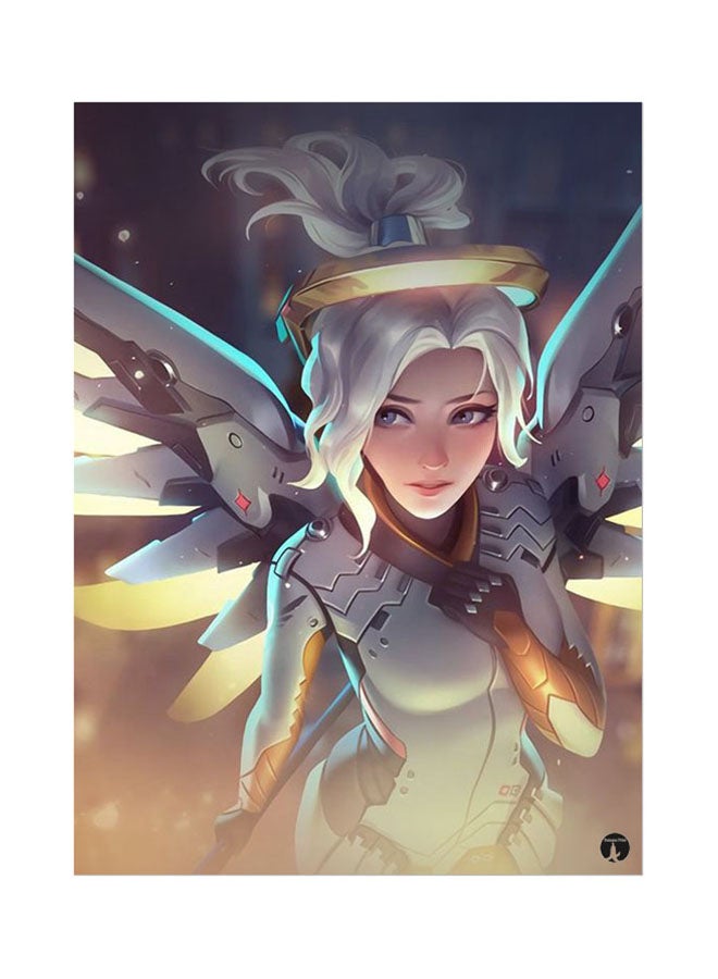 BP The Video Game Overwatch Printed Mouse Pad Multicolour