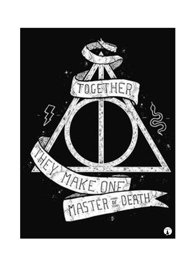 BP Harry Potter Sign Printed Mouse Pad White/Black
