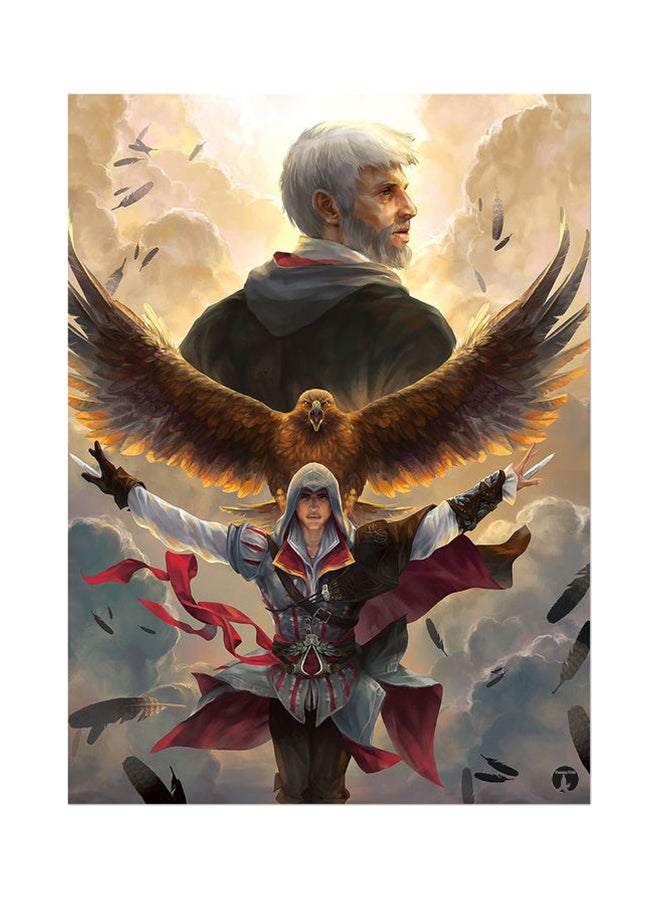 بي بي وسادة ماوس بتصميم من لعبة الفيديو Assassin's Creed متعدد الألوان