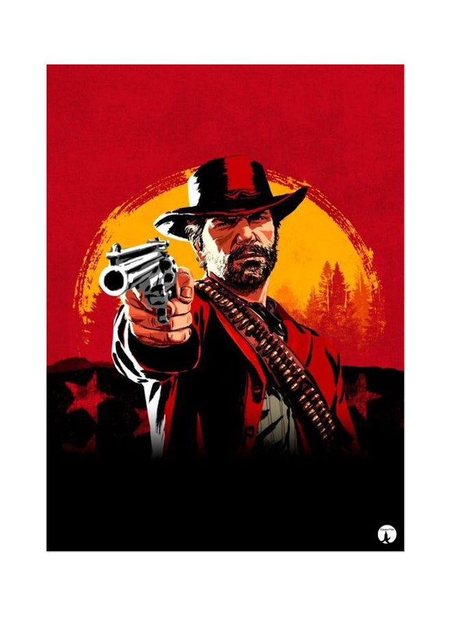 BP The Video Game Dead Redemption Mouse Pad Red 