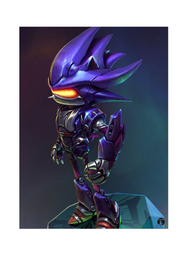 بي بي وسادة ماوس بتصميم شخصية لعبة الفيديو Sonic متعدد الألوان