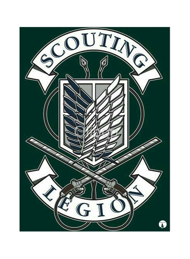 BP The Anime Attack On Titan Mouse Pad Green