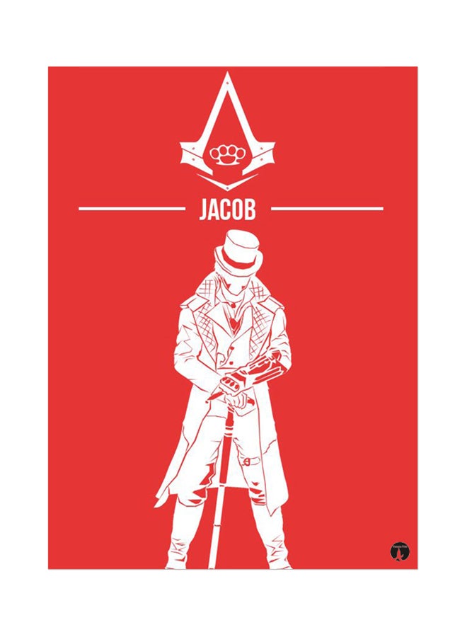 BP The Video Game Assassin's Creed Mouse Pad Red 