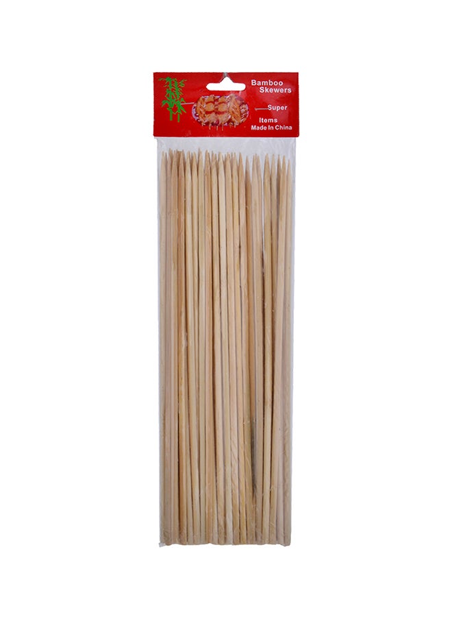 Barbecue Wooden Stick Beige 9cm 