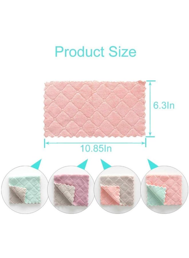 AIWANTO 10-Piece Kitchen Dishcloth Set Multicolour 29.4 x 21.8 x 7.9cm  - Image 3