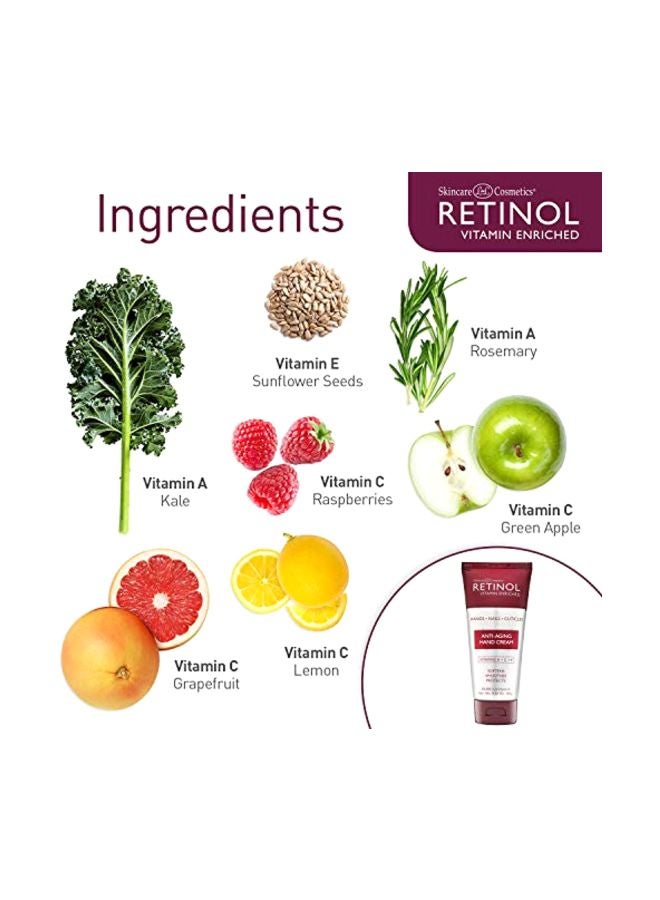 ريتينول كريم لليدين Retinol مضاد للشيخوخة 100جرام - Image 4
