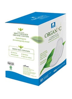 ORGANYC 10-Piece Complete Protection Cotton Pad White  - Image 2