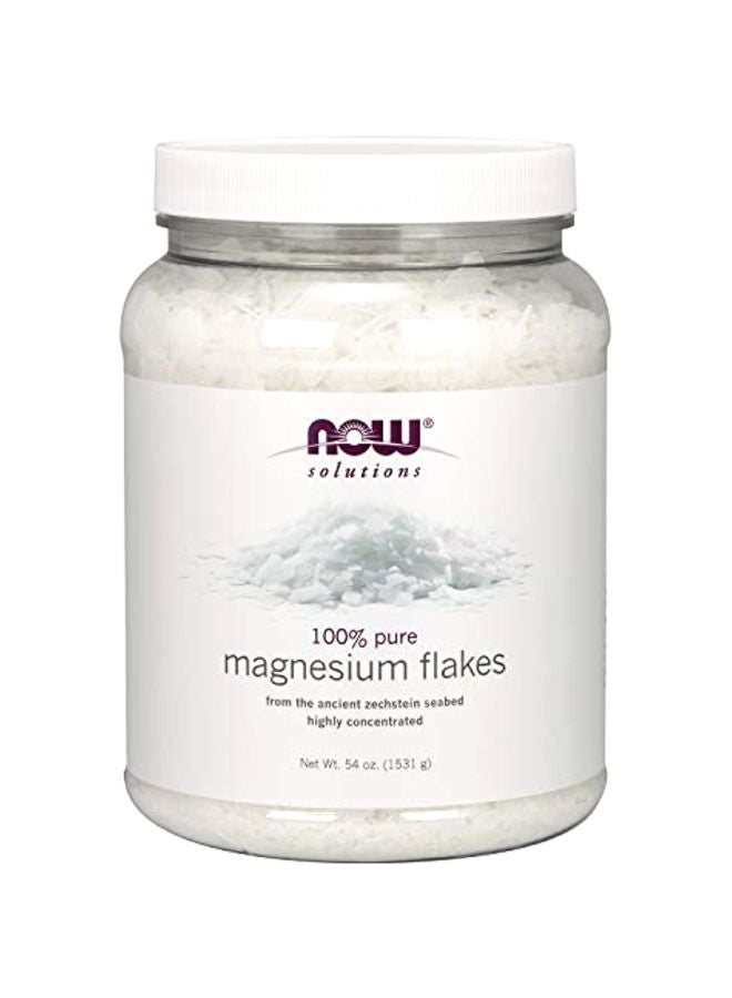 Magnesium Flakes, 100% Pure, Highly Concentrated, 54-Ounce White 1.5kg