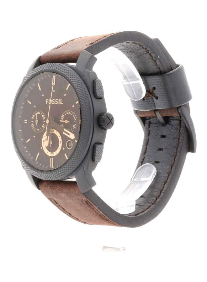 FOSSIL Men's Water Resistant Chronograph Watch FS4656IE - 42 mm - Brown  - Image 3