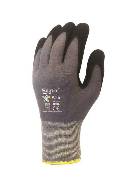 Work Gloves Grey Large