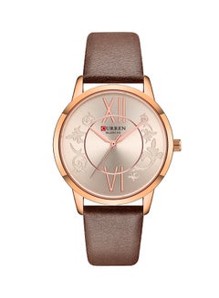 Girls' Leather Analog Wrist Watch C9049L-4